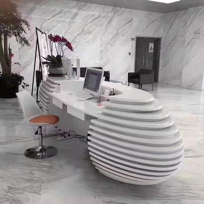 魚形烤漆前臺