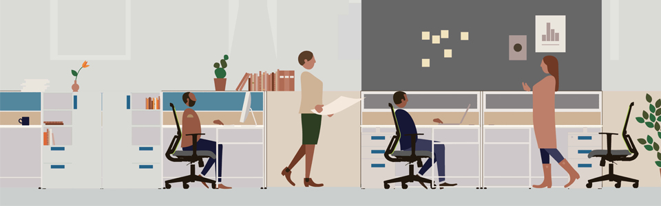板式屏風辦公桌